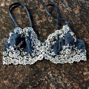 Wacoal navy blue 34C bra